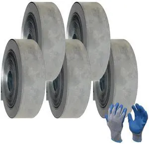 F&L 710-003 Heavy-Duty Metal Strap 26 Gauge Galvanized Steel, 1-1/2" x 100 ft, Duct Strap, Pipe Strap Durable & Flexible for HVAC, Construction, Plumbing & Electrical Use (5 Pack) F&L 710-003 Heavy-Duty Metal Strap 26 Gauge Galvanized Steel, 1-1/2" x 100 ft, Duct Strap, Pipe Strap Durable & Flexible for HVAC, Construction, Plumbing & Electrical Use (5 Pack)