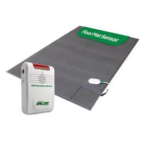 Smart Caregiver Cordless Monitor with Cordless 24in x 36in Gray Floor Mat - Get to Them so They Don't Walk Alone! Smart Caregiver Cordless Monitor with Cordless 24in x 36in Gray Floor Mat - Get to Them so They Don't Walk Alone!