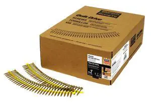 WSV2S Strong-Drive WSV Subfloor Screw (Collated) - #9 x 2 in. 6-Lobe T-25 Drive Bit, Rimmede Flat Head with Nibs, Yellow-Zinc Coated (2000-Qty) WSV2S Strong-Drive WSV Subfloor Screw (Collated) - #9 x 2 in. 6-Lobe T-25 Drive Bit, Rimmede Flat Head with Nibs, Yellow-Zinc Coated (2000-Qty)