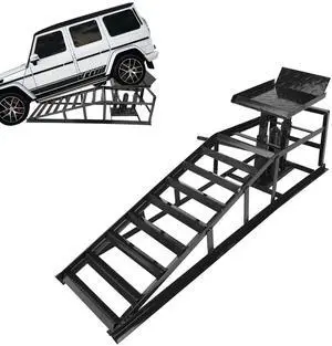 1 Pack Automotive Car Service Ramp 5T 10000lbs Low Profile Car Lift Service Ramp Truck Trailer Garage 5 Tons, Hydraulic Vehicle Ramp 1 Pack Automotive Car Service Ramp 5T 10000lbs Low Profile Car Lift Service Ramp Truck Trailer Garage 5 Tons, Hydraulic Vehicle Ramp
