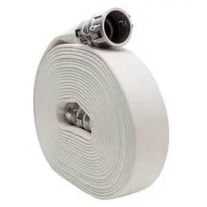 White 2" x 50' Double Jacket Camlock (Cam and Groove) Mill Discharge Hose White 2" x 50' Double Jacket Camlock (Cam and Groove) Mill Discharge Hose
