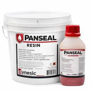 Panseal 2-Part Epoxy Coating Kit (1 Gallon) 100% Solids Waterproof Floor & Surface Sealant Abrasion Resistant, Chemical Resistant, No VOC for Concrete, Metal, Wood, HVAC Drain Pans Panseal 2-Part Epoxy Coating Kit (1 Gallon) 100% Solids Waterproof Floor & Surface Sealant Abrasion Resistant, Chemical Resistant, No VOC for Concrete, Metal, Wood, HVAC Drain Pans