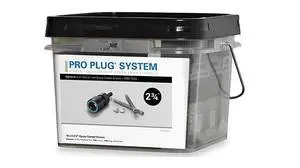 Pro Plug PVC Plugging System for AZEK Traditional Trim - Epoxy Steel - 1125 pcs for 750 Lineal Ft Pro Plug PVC Plugging System for AZEK Traditional Trim - Epoxy Steel - 1125 pcs for 750 Lineal Ft