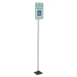 Impact Recovery - Sta-Rite Flexible Sign Post - Sign Holder - Handicap Parking Signs - Made in the USA - 102 Van Accessible Signage Impact Recovery - Sta-Rite Flexible Sign Post - Sign Holder - Handicap Parking Signs - Made in the USA - 102 Van Accessible Signage