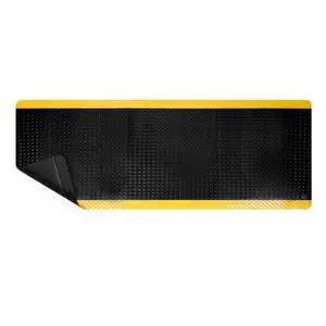 Olympia Anti Fatigue Mat Industrial, Standing Mat, Yellow Border Safety, 8 x 3 ft, 15/16" Thick, Advanced High-Density Memory Foam, for Workshop Workstations, Laboratory Benches Olympia Anti Fatigue Mat Industrial, Standing Mat, Yellow Border Safety, 8 x 3 ft, 15/16" Thick, Advanced High-Density Memory Foam, for Workshop Workstations, Laboratory Benches