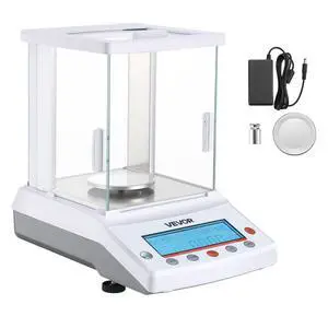 Analytical Balance, 120 g x 0.001 g High Precision Accuracy Lab Scale, g/oz/ct/mg 4 Units Electronic Digital Analytical Balance with Glass Draft Shield, for Laboratory Jewelry Pharmacy Analytical Balance, 120 g x 0.001 g High Precision Accuracy Lab Scale, g/oz/ct/mg 4 Units Electronic Digital Analytical Balance with Glass Draft Shield, for Laboratory Jewelry Pharmacy