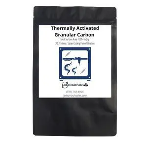 Activated Carbon for 3D Printers, Thermaly Activated, Low-Dust GAC Charcoal for Laser Engraver, Carbon for Filter Refill (20 Pounds) Activated Carbon for 3D Printers, Thermaly Activated, Low-Dust GAC Charcoal for Laser Engraver, Carbon for Filter Refill (20 Pounds)