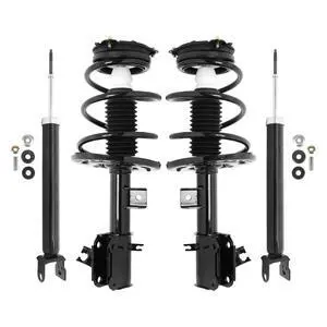 COMPLETESTRUTS - Front Complete Strut Assemblies with Coil Springs and Rear Shock Absorbers Replacement for 2013-2017 Nissan Altima 4CYL Sedan - Set of 4 COMPLETESTRUTS - Front Complete Strut Assemblies with Coil Springs and Rear Shock Absorbers Replacement for 2013-2017 Nissan Altima 4CYL Sedan - Set of 4