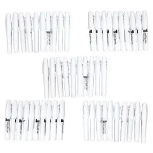 Surgical Skin Marker for Tattoo PMU Procedure Mark Brow Lip Areola Scalp Advanced Permanent Makeup Shape design. Premium Beginners & professionals micropigmentation tools (50 Pack, white) Surgical Skin Marker for Tattoo PMU Procedure Mark Brow Lip Areola Scalp Advanced Permanent Makeup Shape design. Premium Beginners & professionals micropigmentation tools (50 Pack, white)