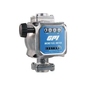 M30 Modular Mechanical Fuel Meter in litres, 19 to 114 Litre/min, 3/4" NPT Inlet/Outlet (165100-04) M30 Modular Mechanical Fuel Meter in litres, 19 to 114 Litre/min, 3/4" NPT Inlet/Outlet (165100-04)