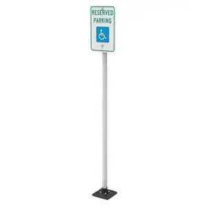Impact Recovery - Sta-Rite Flexible Sign Post - Sign Holder - Handicap Parking Signs - Made in the USA - 78 Reserved Parking Signage Impact Recovery - Sta-Rite Flexible Sign Post - Sign Holder - Handicap Parking Signs - Made in the USA - 78 Reserved Parking Signage