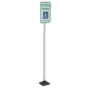 Impact Recovery - Sta-Rite Flexible Sign Post - Sign Holder - Handicap Parking Signs - Made in the USA - 78 Van Accessible Signage Impact Recovery - Sta-Rite Flexible Sign Post - Sign Holder - Handicap Parking Signs - Made in the USA - 78 Van Accessible Signage