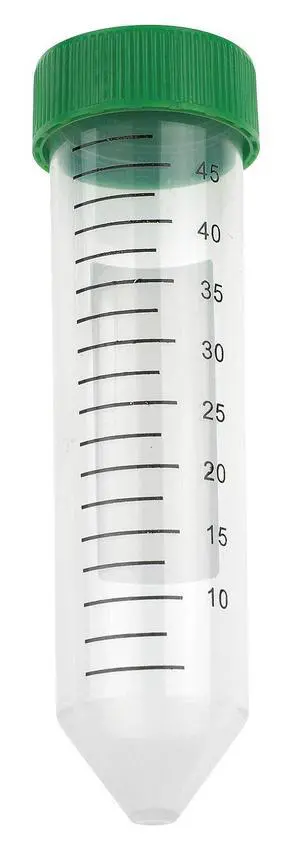 229421 Polypropylene Centrifuge Tube, Sterile, 50mL Volume, Re-Sealable Bag (Case of 500) 229421 Polypropylene Centrifuge Tube, Sterile, 50mL Volume, Re-Sealable Bag (Case of 500)