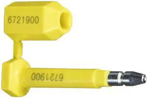 Brand Bolt Seals - (250ct) High Security Shipping Seal with Print Progressive Numbering Tamper Proof for Trucks, Trailers, Cargo Containers - ISO & C-TPAT Certified Brand Bolt Seals - (250ct) High Security Shipping Seal with Print Progressive Numbering Tamper Proof for Trucks, Trailers, Cargo Containers - ISO & C-TPAT Certified