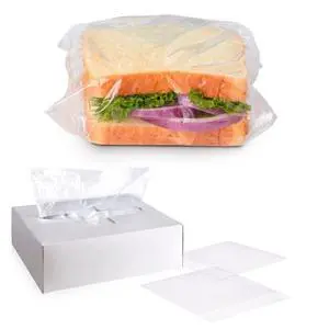 Clear Sandwich Bags Fold Top 10 x 8.5 Inches Bulk Pack of 2000 Plastic Snack Baggies Clear Sandwich Bags Fold Top 10 x 8.5 Inches Bulk Pack of 2000 Plastic Snack Baggies