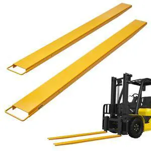 Forklift Extensions, 96 inch Fork Extensions 4.5 inch Width, Heavy Duty Steel Pallet Fork Extensions, 1 Pair Forklift Extensions for Forklift Lift Truck Forklift Loaders Forklift Extensions, 96 inch Fork Extensions 4.5 inch Width, Heavy Duty Steel Pallet Fork Extensions, 1 Pair Forklift Extensions for Forklift Lift Truck Forklift Loaders