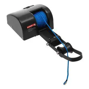 35lb/45lb Boat Electric Anchor Winch, 12V Saltwater Marine Anchor Windlass System, Boat Anchor Winch with Remote Control, 100ft Anchor Rope, Heavy Duty Towing Winches for 24ft Boats 35lb/45lb Boat Electric Anchor Winch, 12V Saltwater Marine Anchor Windlass System, Boat Anchor Winch with Remote Control, 100ft Anchor Rope, Heavy Duty Towing Winches for 24ft Boats