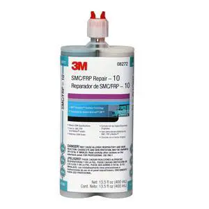 SMC/Fiberglass Repair Adhesive-10, 08272, Green, 400 mL Cartridge SMC/Fiberglass Repair Adhesive-10, 08272, Green, 400 mL Cartridge