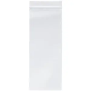 4" x 10" (Case of 4,000), 2 Mil Zipper Reclosable Plastic Bags 4" x 10" (Case of 4,000), 2 Mil Zipper Reclosable Plastic Bags