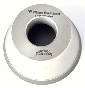 WVN Four-Inch CBN Flywheel Grinding Wheel - 100 Grit - Arbor Size 1-1/4" WVN Four-Inch CBN Flywheel Grinding Wheel - 100 Grit - Arbor Size 1-1/4"