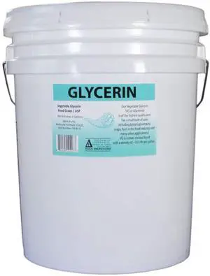 Duda Diesel 5 Gallon Pail of Glycerin USP Food Grade 99.7+% Pure Derived from Palm Fruit (vgpail) Duda Diesel 5 Gallon Pail of Glycerin USP Food Grade 99.7+% Pure Derived from Palm Fruit (vgpail)
