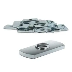 8020, 3785, 10 Series Steel 1/4-20 Centered Slide in Economy T Nuts Hardware Nuts for 1" 10 Series Aluminum Extrusions (500 Pack) 8020, 3785, 10 Series Steel 1/4-20 Centered Slide in Economy T Nuts Hardware Nuts for 1" 10 Series Aluminum Extrusions (500 Pack)