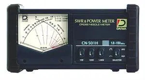 CN501H HF/VHF CrossNeedle SWR & Power Meter, 1.8150 MHz, 15/150/1.5 kW Forward Power Ranges, SO239 Connectors CN501H HF/VHF CrossNeedle SWR & Power Meter, 1.8150 MHz, 15/150/1.5 kW Forward Power Ranges, SO239 Connectors