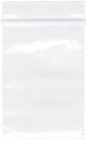 1.5" x 2" (Case of 30,000), 2 Mil Zipper Reclosable Plastic Bags 1.5" x 2" (Case of 30,000), 2 Mil Zipper Reclosable Plastic Bags