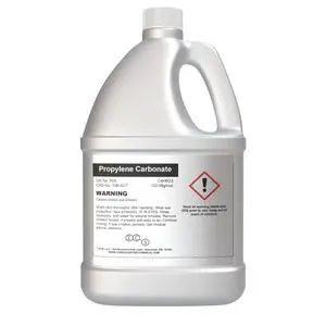 Propylene Carbonate High Purity Solvent - New Tamper-Evident Sealed Bottles (1 Gallon (128 Fl Oz)) Propylene Carbonate High Purity Solvent - New Tamper-Evident Sealed Bottles (1 Gallon (128 Fl Oz))