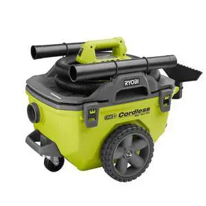 18-Volt ONE+ 6 Gal. Cordless Wet/Dry Vacuum (Bare-Tool) with Hose, Crevice Tool, Floor Nozzle and Extension Wand 18-Volt ONE+ 6 Gal. Cordless Wet/Dry Vacuum (Bare-Tool) with Hose, Crevice Tool, Floor Nozzle and Extension Wand