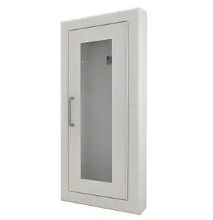 24096R-FG 2-1/2 in. Trim Architectural Semi Recessed Fire Extinguisher Cabinet 24096R-FG 2-1/2 in. Trim Architectural Semi Recessed Fire Extinguisher Cabinet