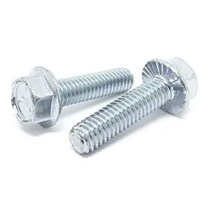 (1100 Pieces) 5/16-18x1 Grade 5 Serrated Hex Flange Bolts Screws UNC Coarse Full Threads Zinc Clear (1100 Pieces) 5/16-18x1 Grade 5 Serrated Hex Flange Bolts Screws UNC Coarse Full Threads Zinc Clear