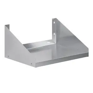 24" Long x 18" Deep Stainless Steel Wall Shelf with Side Guards 24" Long x 18" Deep Stainless Steel Wall Shelf with Side Guards