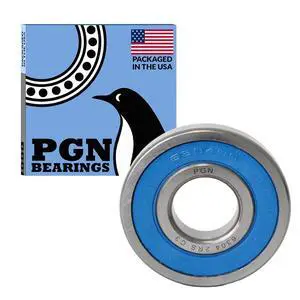 PGN (100 Pack) 6304-2RS Bearing - Lubricated Chrome Steel Sealed Ball Bearing - 20x52x15mm Bearings with Rubber Seal & High RPM Support PGN (100 Pack) 6304-2RS Bearing - Lubricated Chrome Steel Sealed Ball Bearing - 20x52x15mm Bearings with Rubber Seal & High RPM Support