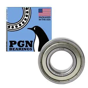 PGN (100 Pack) 6205-ZZ Bearing - Lubricated Chrome Steel Sealed Ball Bearing - 25x52x15mm Bearings with Metal Shield & High RPM Support PGN (100 Pack) 6205-ZZ Bearing - Lubricated Chrome Steel Sealed Ball Bearing - 25x52x15mm Bearings with Metal Shield & High RPM Support