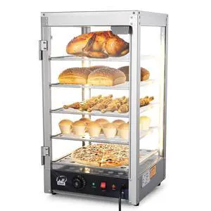 5-Tier 15" Commercial Food Warmer 600W Countertop Catering Pizza Display Case for Food Truck Food Tent Fast Food Restaurant 5-Tier 15" Commercial Food Warmer 600W Countertop Catering Pizza Display Case for Food Truck Food Tent Fast Food Restaurant