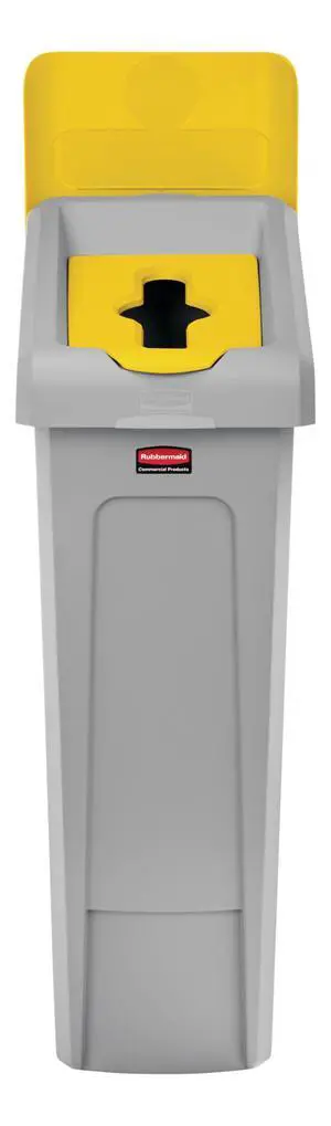 SLIM JIM Recycling Station 1-Stream Bottles/Cans Bin/Can/Kit/Station, 23 GAL, for Kitchens/Classrooms/Offices/Back of House/Higher Education/Commercial Facilities SLIM JIM Recycling Station 1-Stream Bottles/Cans Bin/Can/Kit/Station, 23 GAL, for Kitchens/Classrooms/Offices/Back of House/Higher Education/Commercial Facilities