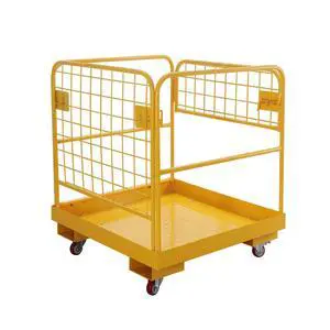 Forklift Safety Cage 36"x36" inch Heavy Duty Forklift Man Basket 1150lbs Capacity Work Platform Provide Safety for Most Aerial Jobs Forklift Safety Cage 36"x36" inch Heavy Duty Forklift Man Basket 1150lbs Capacity Work Platform Provide Safety for Most Aerial Jobs