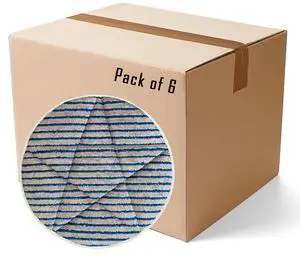19" Microfiber Scrubber Carpet Bonnets | 6 Pack 19" Microfiber Scrubber Carpet Bonnets | 6 Pack