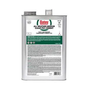 31135 PVC All Weather Cement, Clear, Gallon 31135 PVC All Weather Cement, Clear, Gallon