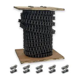PGN #50 Roller Chain - 50 Feet + 5 Free Connecting Links - Carbon Steel Chain PGN #50 Roller Chain - 50 Feet + 5 Free Connecting Links - Carbon Steel Chain