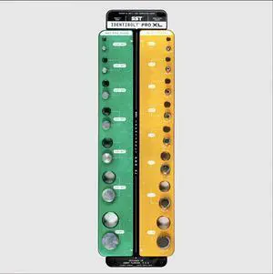 SST - Identibolt PRO NPT/an - Thread Checker with Magnetic Wall Mount - 15 Nut & Bolt Identifier Gauge - Measures 1/16 - 1 NPT & #2 - #12 an - Tight Tolerance & Precise SST - Identibolt PRO NPT/an - Thread Checker with Magnetic Wall Mount - 15 Nut & Bolt Identifier Gauge - Measures 1/16 - 1 NPT & #2 - #12 an - Tight Tolerance & Precise