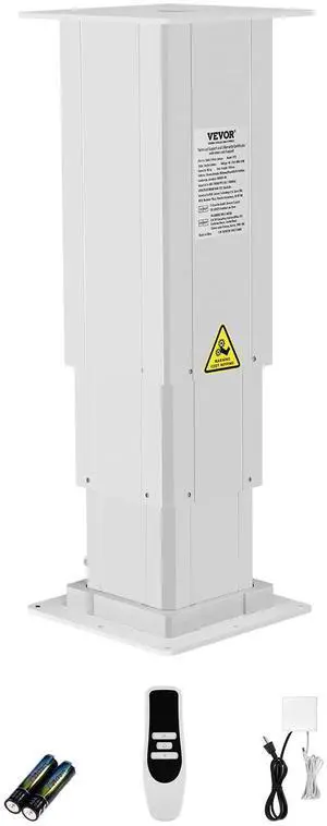 Electric Lifting Column System, 176 lbs Lift Table, 14.2-31.1 in Height Range, Three-Stage Adjustable Desk Column, Telescopic Table Leg, Comes with Power-Supply Option to Control up/Down Motion Electric Lifting Column System, 176 lbs Lift Table, 14.2-31.1 in Height Range, Three-Stage Adjustable Desk Column, Telescopic Table Leg, Comes with Power-Supply Option to Control up/Down Motion