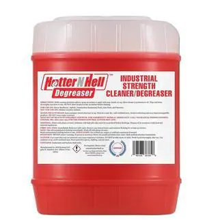 5 Gallon Industrial Degreaser - Melts Oil, Grease, and Carbon - Commercial Grade Cleaner for Equipment, Concrete, Shop Floors & Engines 5 Gallon Industrial Degreaser - Melts Oil, Grease, and Carbon - Commercial Grade Cleaner for Equipment, Concrete, Shop Floors & Engines