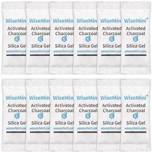 4000Pcs 1 Gram Desiccant Deodorizer Sachet, Food Safe Desiccant Packs, High Absorption Capacity for Moisture & Odor, Silica Gel & Coconut Shell Activated Carbon Packets 4000Pcs 1 Gram Desiccant Deodorizer Sachet, Food Safe Desiccant Packs, High Absorption Capacity for Moisture & Odor, Silica Gel & Coconut Shell Activated Carbon Packets
