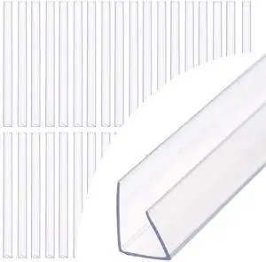 6mm Polycarbonate U Cap 4ft Clear U Channel End Cap for Twin Wall Polycarbonate Sheets, UV Resistant Edge Protector for Greenhouse Panels & Roofing, Pack of 50 6mm Polycarbonate U Cap 4ft Clear U Channel End Cap for Twin Wall Polycarbonate Sheets, UV Resistant Edge Protector for Greenhouse Panels & Roofing, Pack of 50
