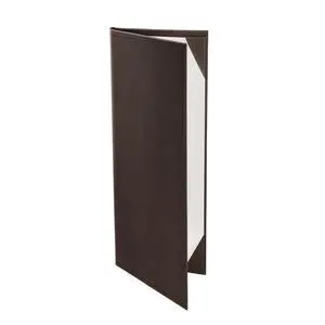 s Made of Premium Faux Leather (10-Pack) - 4.25" X 11" - Wine List - Bar Menu (Brown, 2 Views) s Made of Premium Faux Leather (10-Pack) - 4.25" X 11" - Wine List - Bar Menu (Brown, 2 Views)