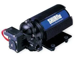 PENTAIR 2088-313-145 Automatic Demand Diaphragm Pump, 12V, 45 PSI, 3.6 GPM, Self-Priming up to 12', Polypropylene Housing, Viton Valve, Santoprene, Chemically Resistant PENTAIR 2088-313-145 Automatic Demand Diaphragm Pump, 12V, 45 PSI, 3.6 GPM, Self-Priming up to 12', Polypropylene Housing, Viton Valve, Santoprene, Chemically Resistant