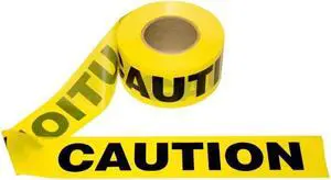 T20101 Bulk Pack 2.0-MIL Yellow Caution Barricade Tape, 3 in. x 1000 ft. Roll, 12-Pack T20101 Bulk Pack 2.0-MIL Yellow Caution Barricade Tape, 3 in. x 1000 ft. Roll, 12-Pack