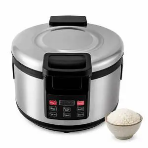 100 Cup Commercial Rice Warmer Electric Non-Stick Pot Adjustable Temperature Soup Warmers Sushi Rice Warmer for Restaurant Party Family, Warm Function Only, NOT Cooker 100 Cup Commercial Rice Warmer Electric Non-Stick Pot Adjustable Temperature Soup Warmers Sushi Rice Warmer for Restaurant Party Family, Warm Function Only, NOT Cooker